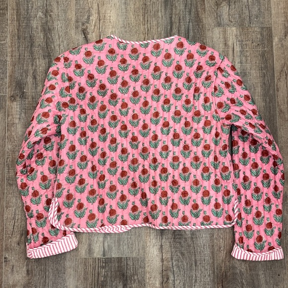 Quilted Jacket Short Kimono - Picture 7 of 9